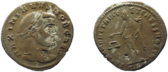 реверс RIC VI Ticinum 44b
