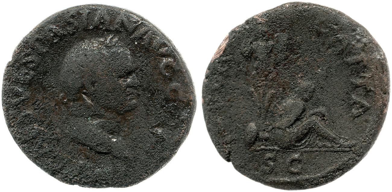 RIC II, Part 1 (second edition) Vespasian 308, аверс, bm