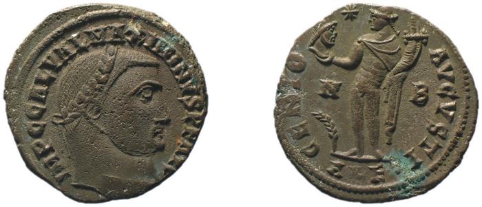 RIC VI Alexandria 160b, реверс, bm