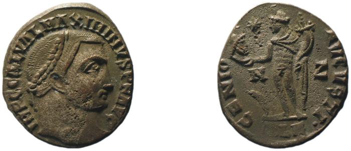 RIC VI Alexandria 160b, реверс, bm