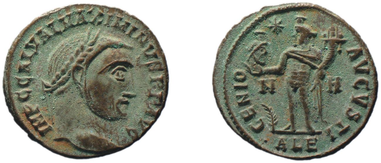 RIC VI Alexandria 160b, аверс, bm