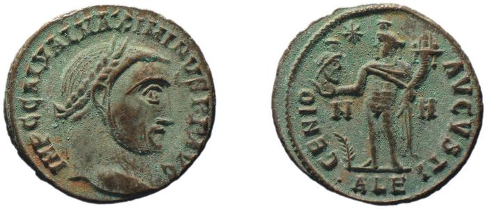 RIC VI Alexandria 160b, реверс, bm