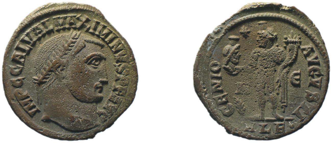 RIC VI Alexandria 160b, аверс, bm