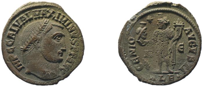 RIC VI Alexandria 160b, реверс, bm