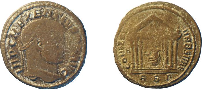 RIC VI Rome 212, реверс, bm