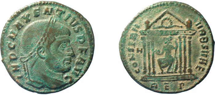 RIC VI Rome 258, реверс, bm