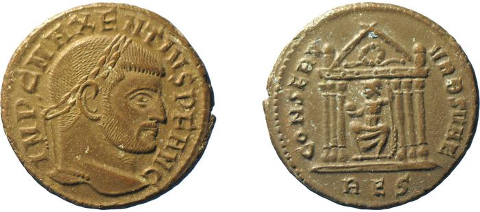 RIC VI Rome 258, реверс, bm