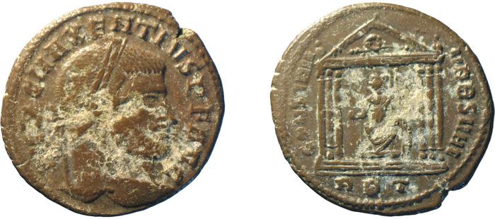 RIC VI Rome 210, реверс, bm