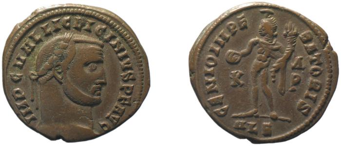 RIC VI Alexandria 105b, реверс, bm