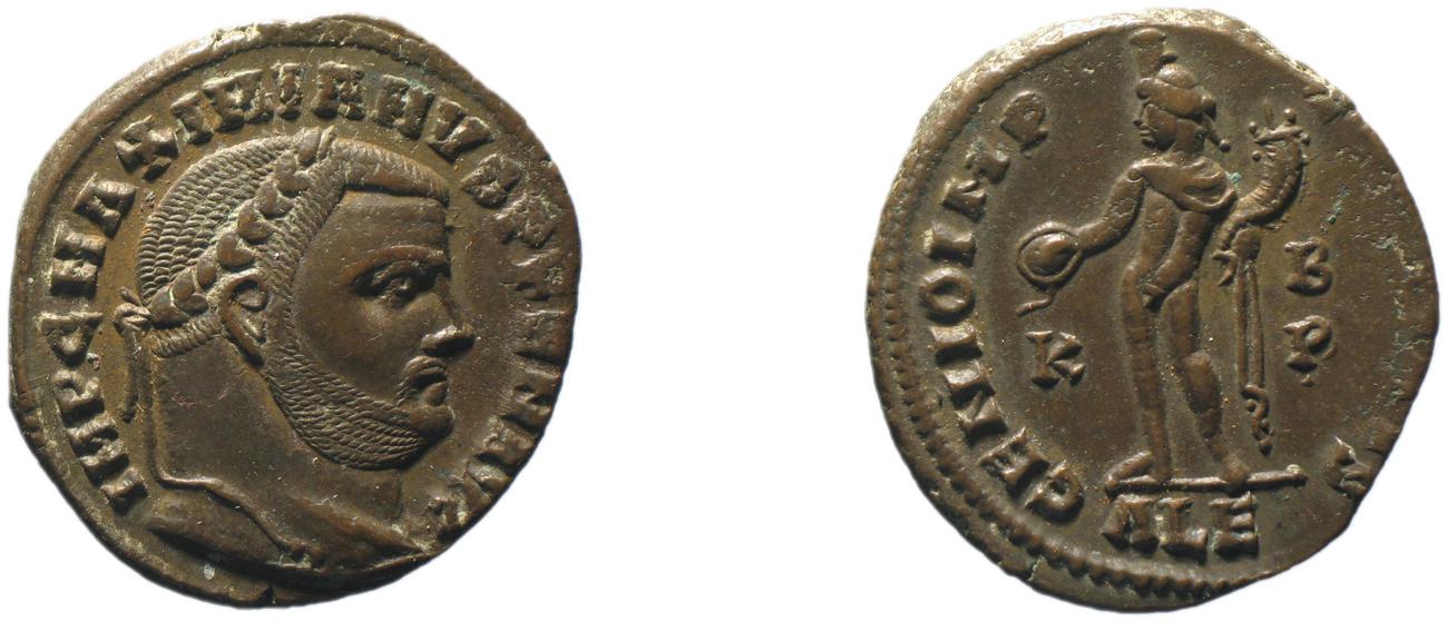 RIC VI Alexandria 101a, аверс, bm