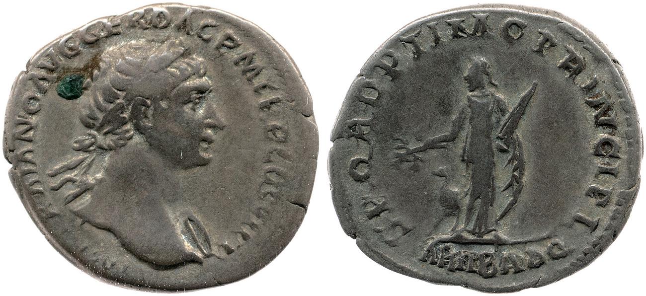 RIC II Trajan 245, аверс, bm