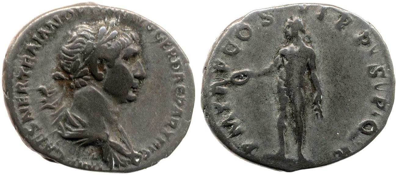 RIC II Trajan 349, аверс, bm