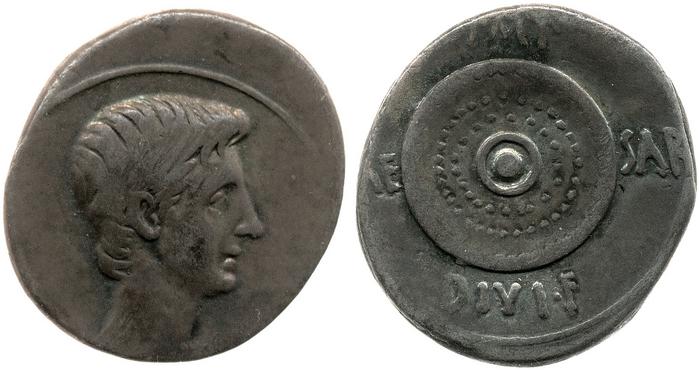 RIC I (second edition) Augustus 543A, реверс, bm