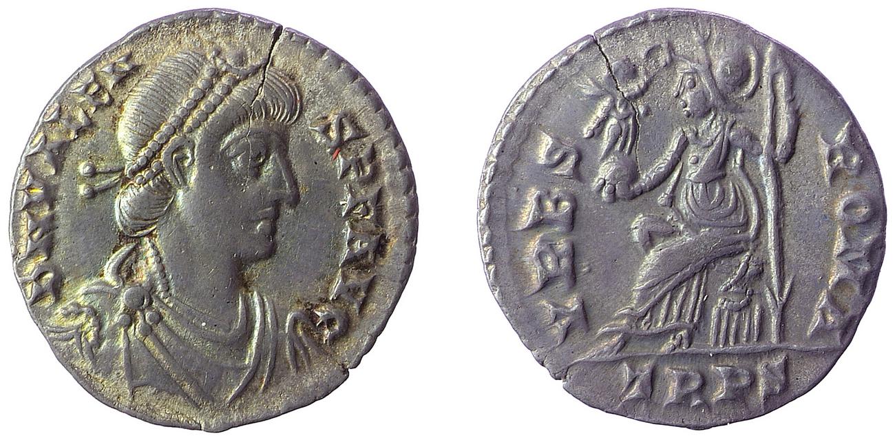 RIC IX Treveri 46A, аверс, bm