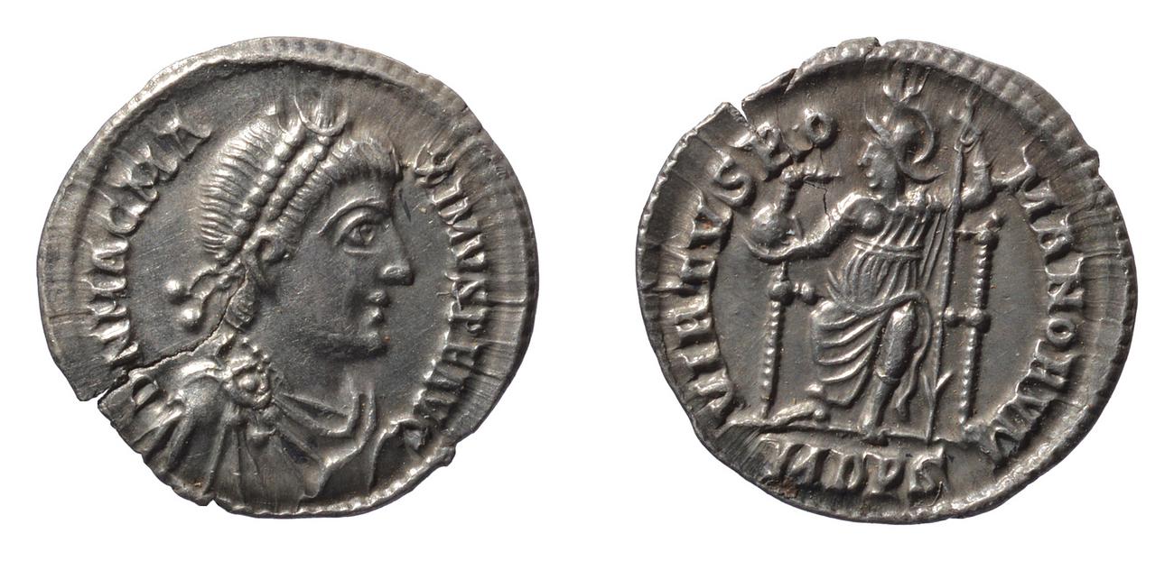 RIC IX Mediolanum 19A, аверс, bm