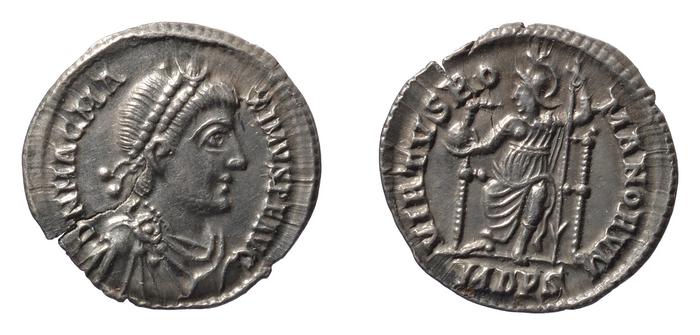 RIC IX Mediolanum 19A, реверс, bm