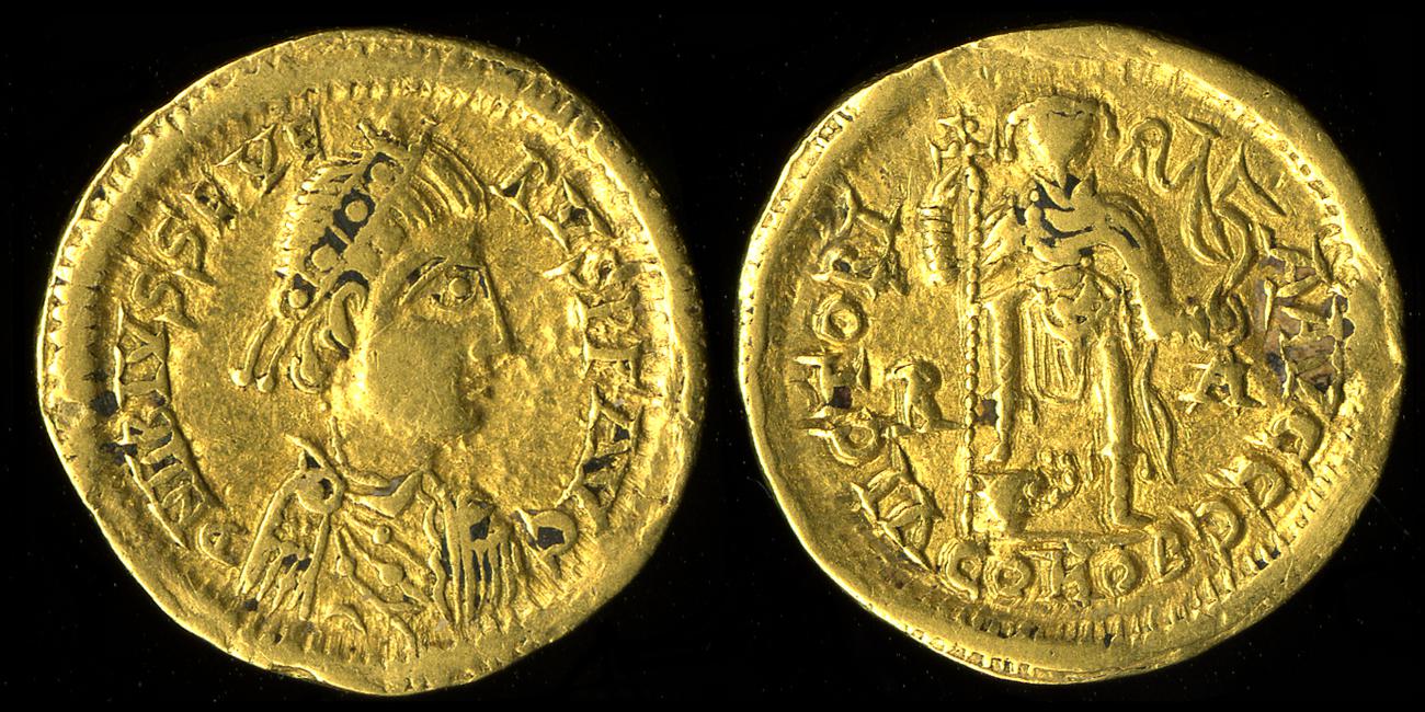 RIC X Visigoths 3754, аверс, bm