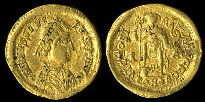 RIC X Visigoths 3754, реверс, bm