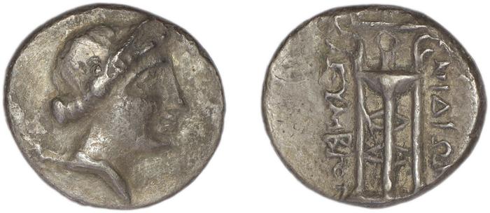 Cnidus Nordbø 1972 Series 10, реверс, bm