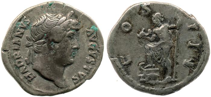 RIC II, Part 3 (second edition) Hadrian 789, реверс, bm
