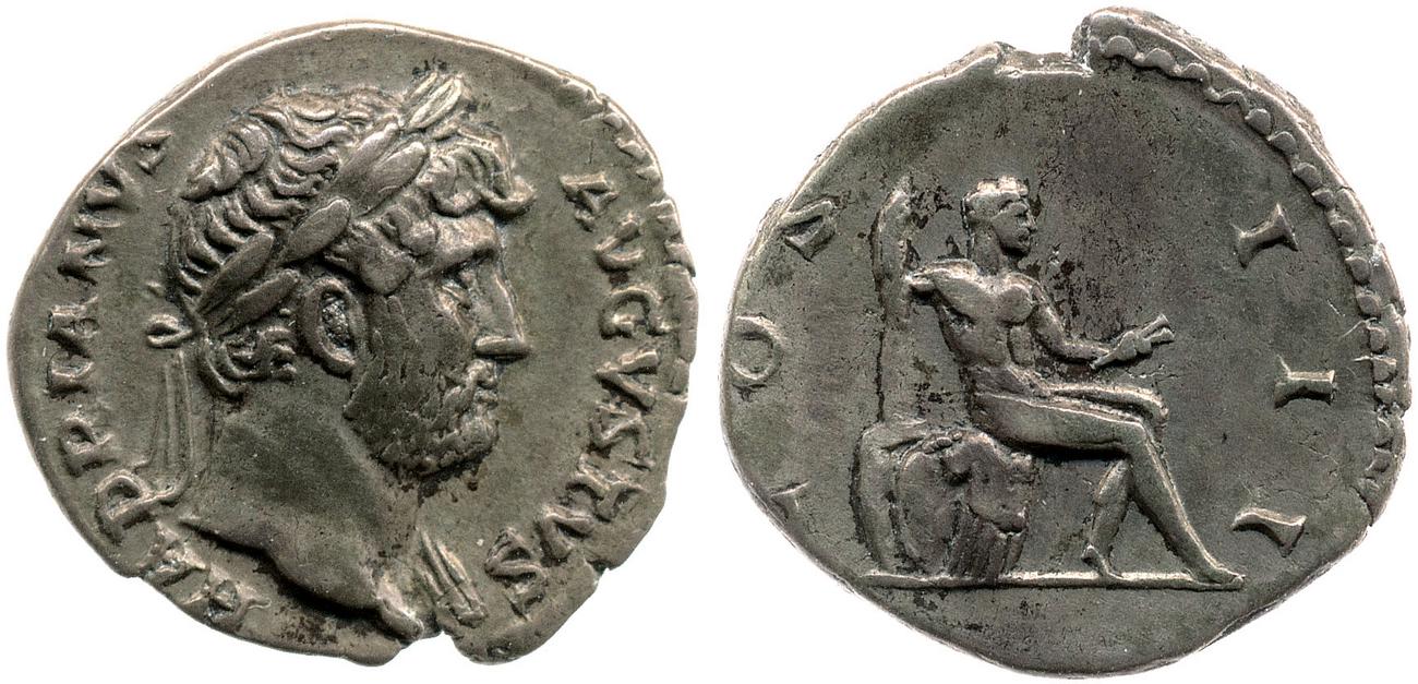 RIC II, Part 3 (second edition) Hadrian 731, аверс, bm