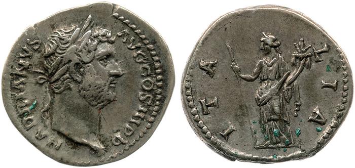 реверс RIC II, Part 3 (second edition) Hadrian 1540