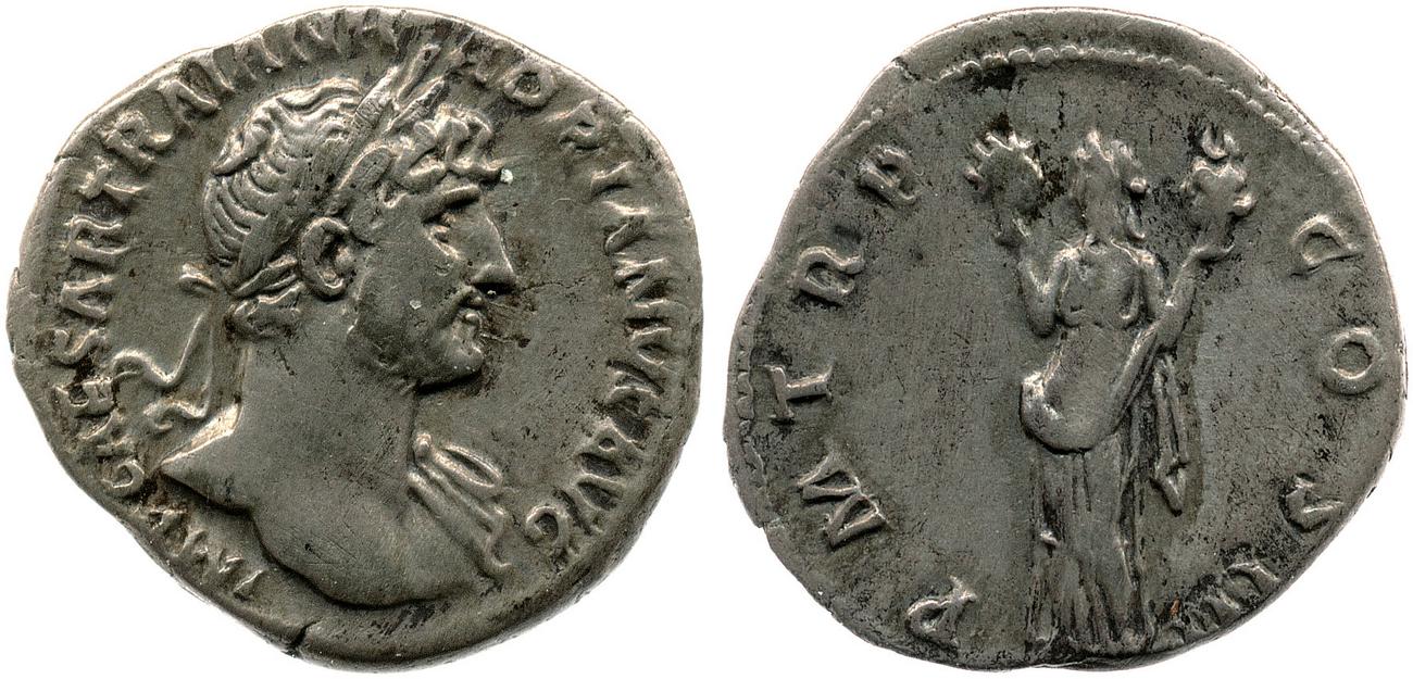 RIC II, Part 3 (second edition) Hadrian 215, аверс, bm