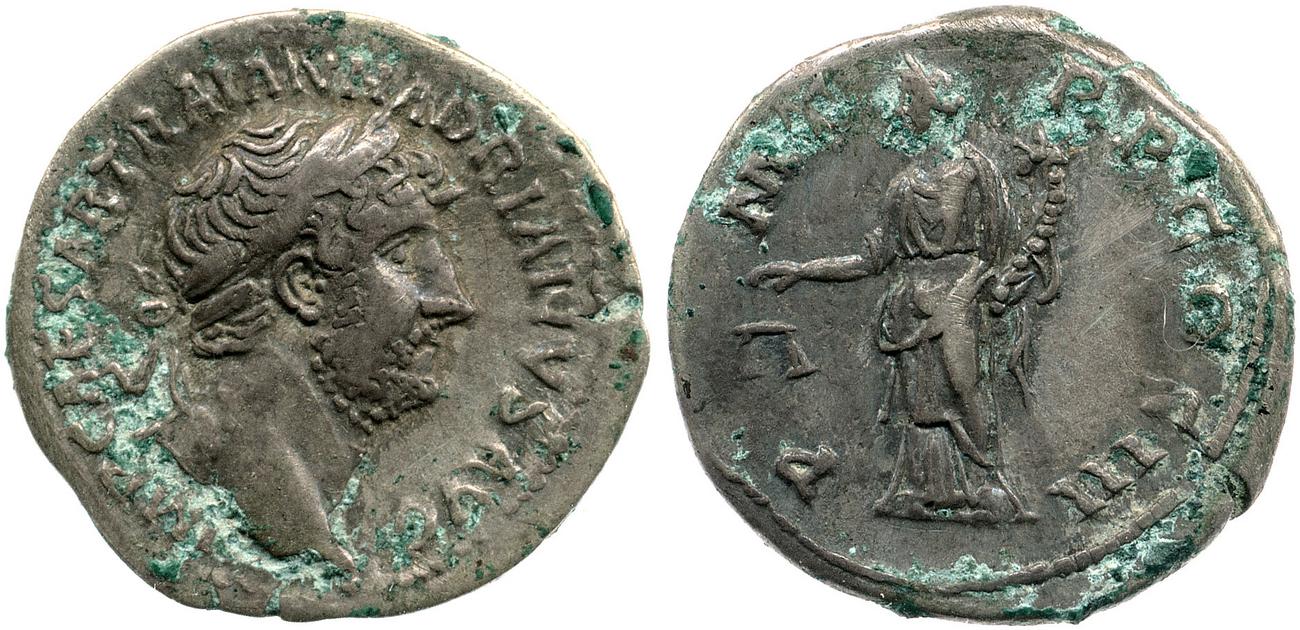RIC II, Part 3 (second edition) Hadrian 2984, аверс, bm