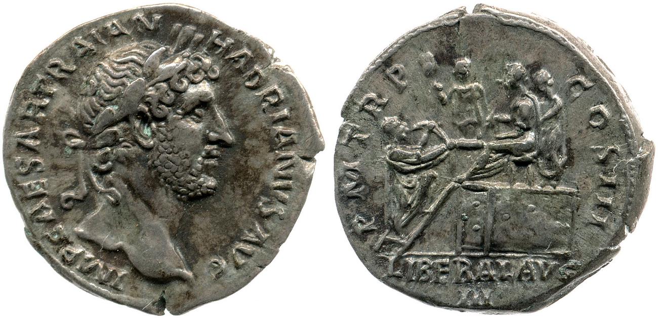 RIC II, Part 3 (second edition) Hadrian 312, аверс, bm