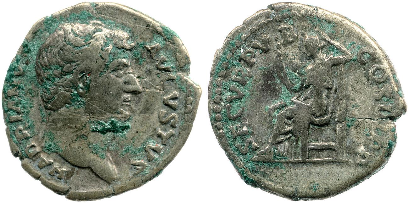 RIC II, Part 3 (second edition) Hadrian 1126, аверс, bm