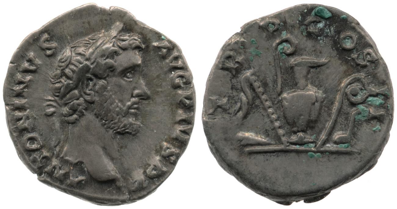 RIC III Antoninus Pius 46, аверс, bm