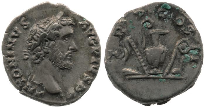 RIC III Antoninus Pius 46, реверс, bm
