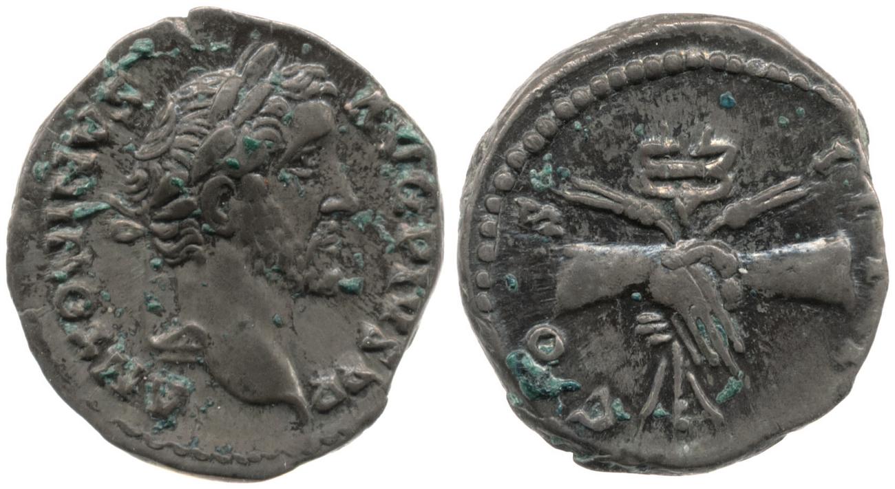 RIC III Antoninus Pius 136, аверс, bm