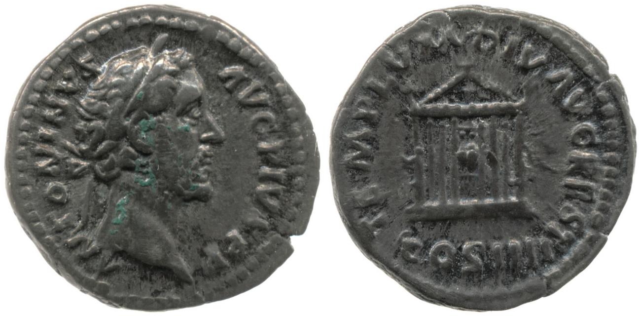 RIC III Antoninus Pius 143, obverse, bm