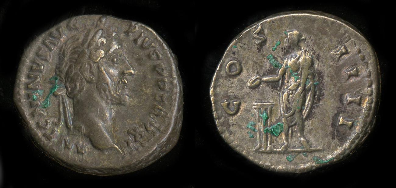 аверс RIC III Antoninus Pius 168