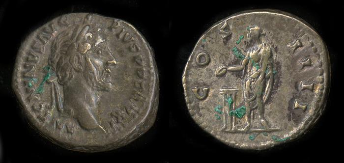 реверс RIC III Antoninus Pius 168