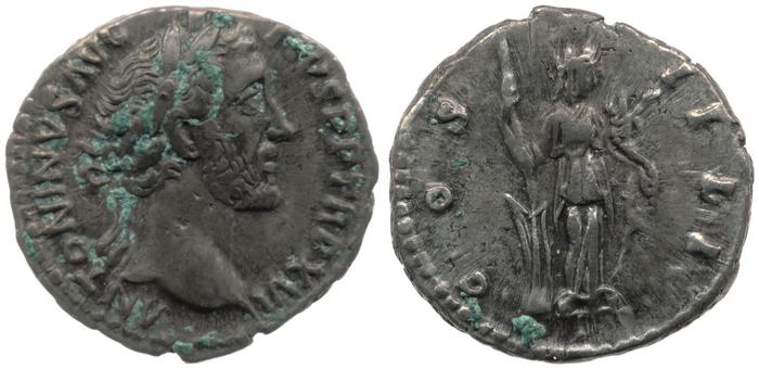 RIC III Antoninus Pius 222, реверс, bm