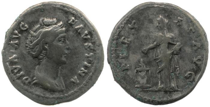 RIC III Antoninus Pius 394a, реверс, bm
