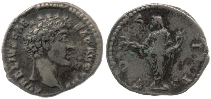 RIC III Antoninus Pius 429A, реверс, bm