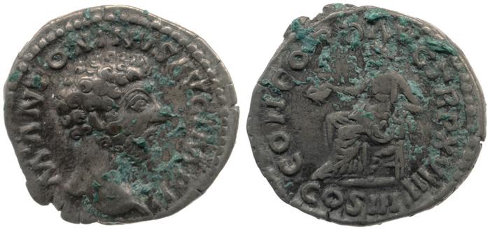 реверс RIC III Marcus Aurelius 87