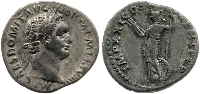 RIC II, Part 1 (second edition) Domitian 687, реверс, bm