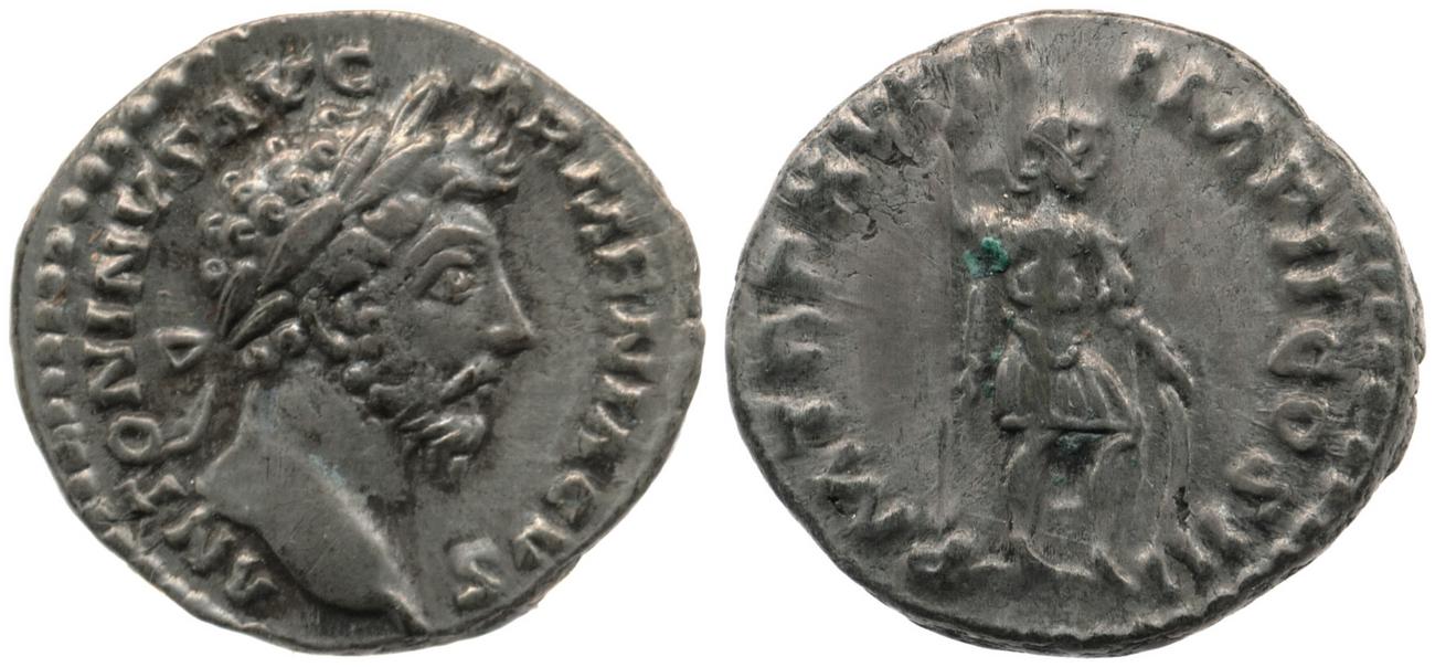 аверс RIC III Marcus Aurelius 92