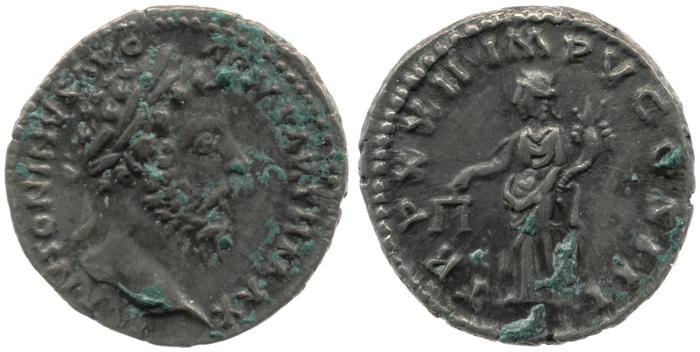 реверс RIC III Marcus Aurelius 192