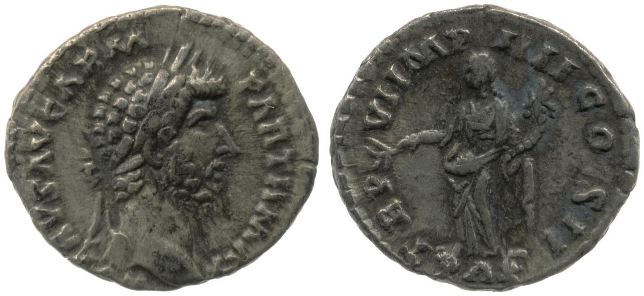 RIC III Marcus Aurelius 561, аверс, bm