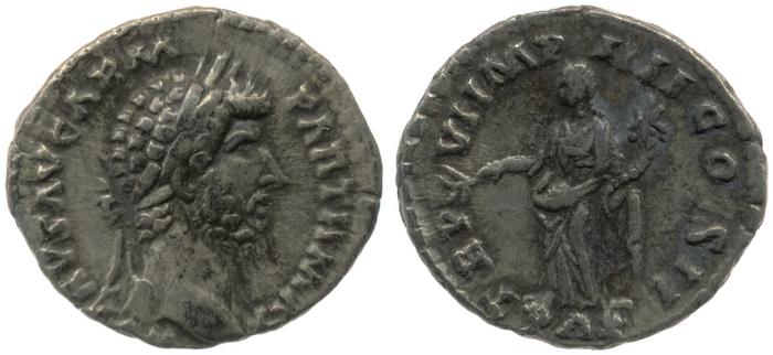 RIC III Marcus Aurelius 561, реверс, bm