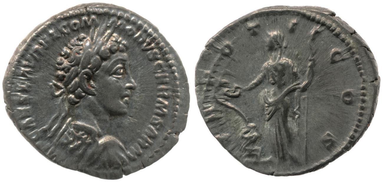 аверс RIC III Marcus Aurelius 627