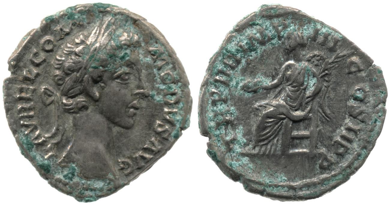 RIC III Marcus Aurelius 666, аверс, bm