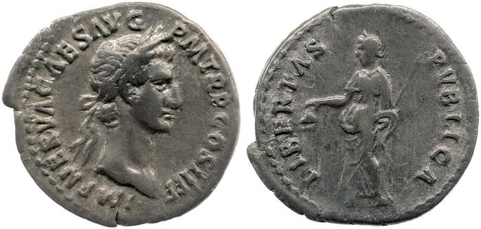 RIC II Nerva 7, реверс, bm