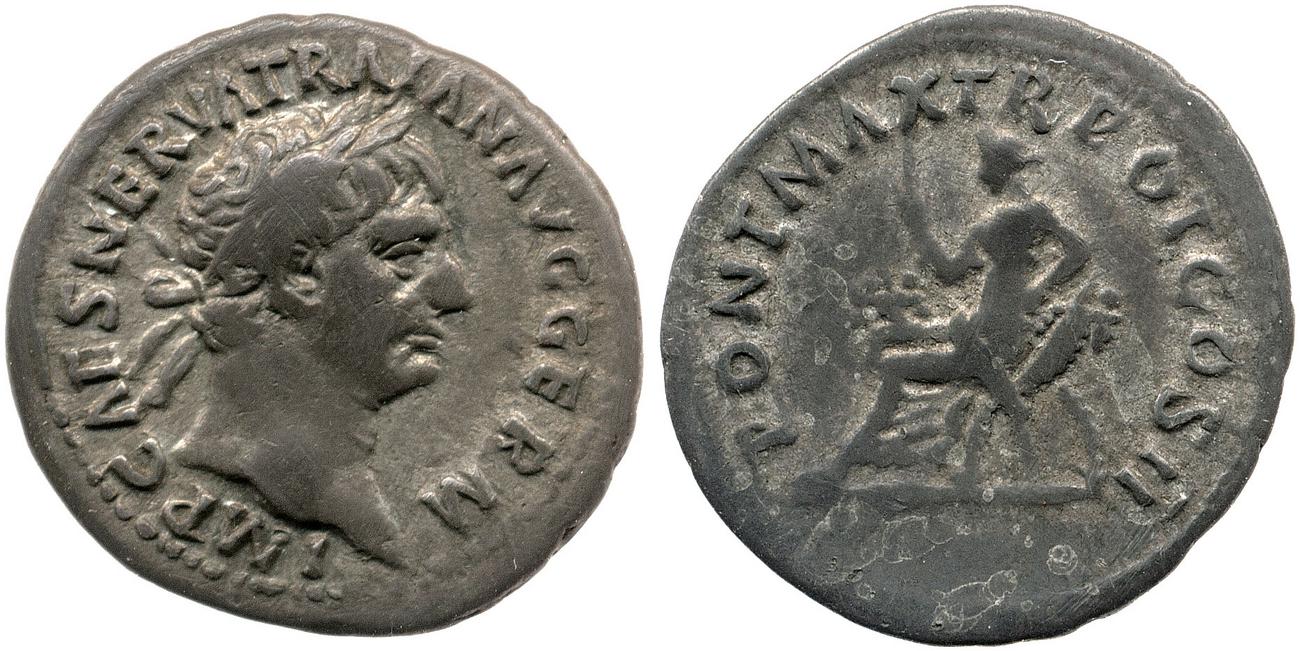 RIC II Trajan 11, аверс, bm
