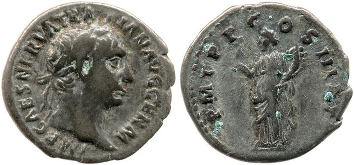 RIC II Trajan 38, реверс, bm